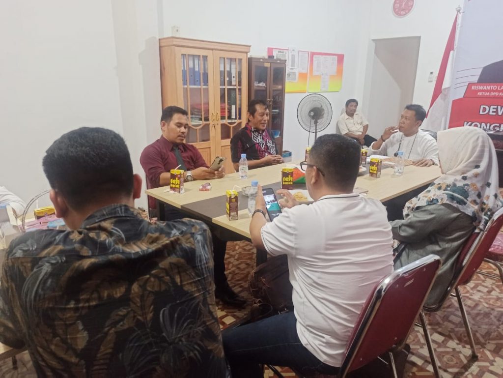 Rapat DPD KAI Sulteng, Kamis (27/1/2022)