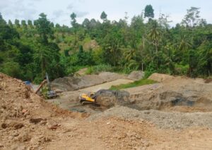 Lahan IPR di Desa Buranga, Kecamatan Ampibabo, Kabupaten Parimo